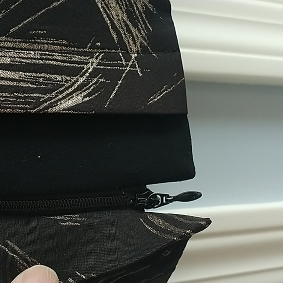 Lafayette 148 New York Belle-Spark Print Black & Bronze Stretch-Wool Jac… - Picture 7 of 12